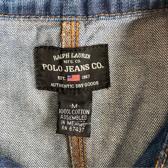 Ralph Lauren Polo sport Jeans Co Denim women’s denim Jacket 100% cotton Medium - Picture 3 of 12